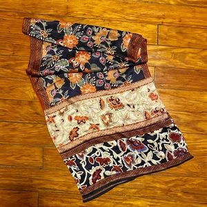 Vince Camuto Autumn Floral Silk Scarf